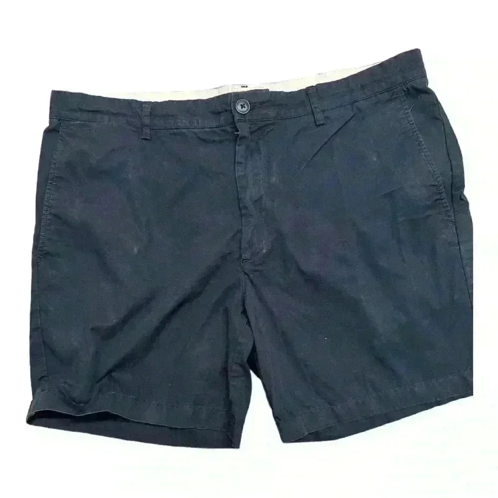 Club Monaco Navy  Baxter Fit Shorts